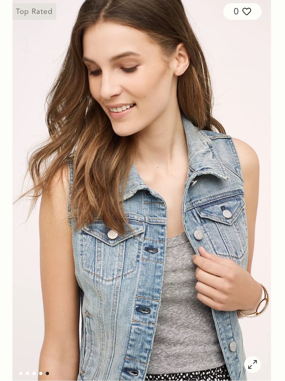 Pilcro Denim Vest from Anthropologie